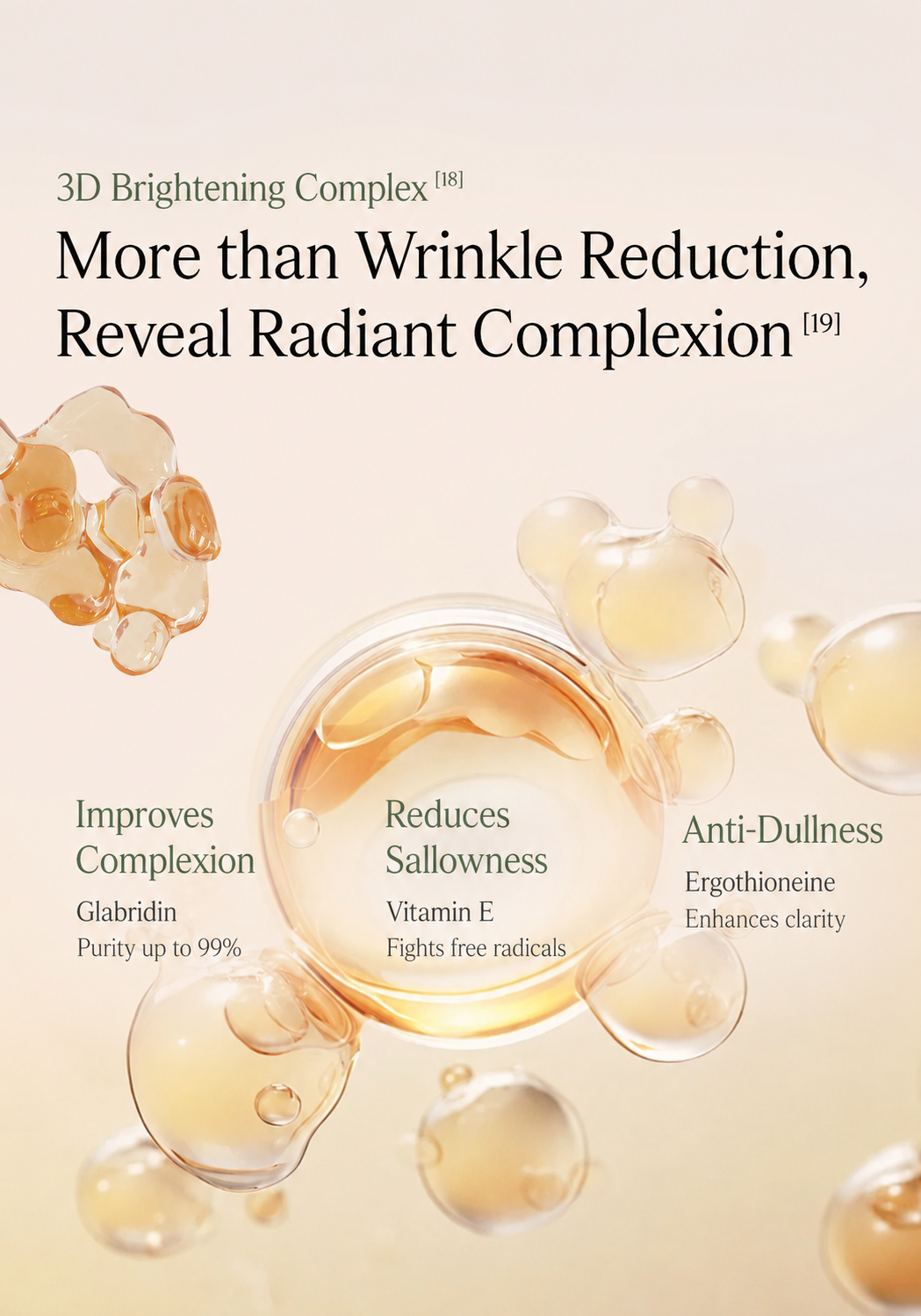 Guyu Mountain Ginseng Anti-Wrinkle Firming Serum (Reduces 5 Wrinkle Types in 1 Week|Formulated for Asian Skin) Repairing Hydrating 20ml detail image 1